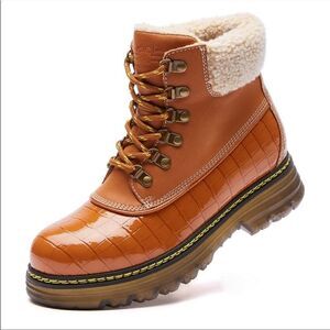 NEW Winter Warm Booties Vegan Leather